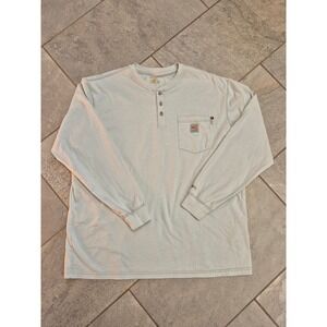 Carhartt FR Men's Henley Shirt XL Flame Resistant CAT 2 Force Workwear